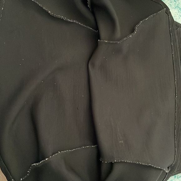 Peplum top BLACK , sleeveless - Picture 6 of 9